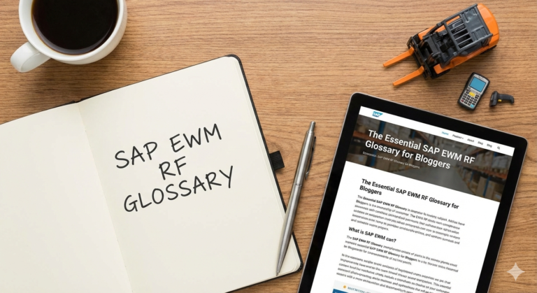 SAP EWM RF Glossary: Terms Every Warehouse Leader Should Know